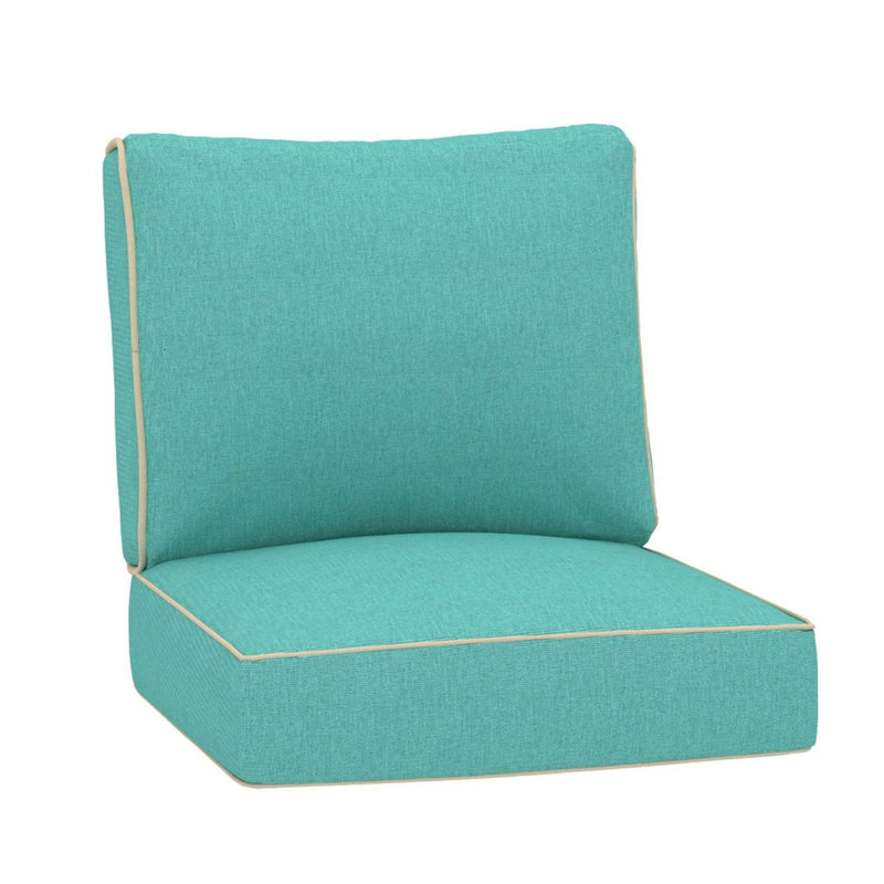 Chair Outdoor Deep Seating Patio 24x24 Replacement Cushions